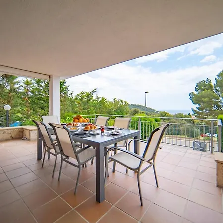 Villa Santa Cristina Lux, Ideal Familias, Frente Al Mar - Cala Treumal Blanes Exterior photo